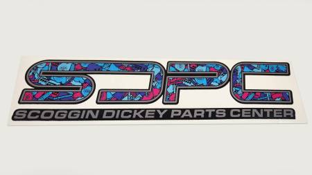 SDPC - SDPC PartsDecal - Retro Color Decal With Parts Collage