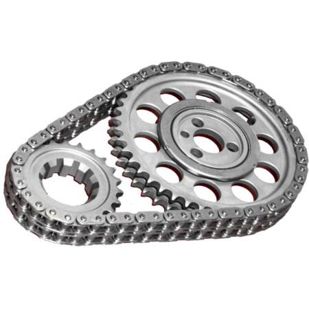 Rollmaster - Rollmaster CS1050 - Double Roller Chevy Small Block V8 262-400 Timing Chain Set - Gold Series