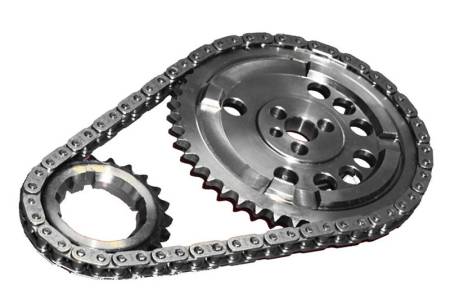 Rollmaster - Rollmaster CS1190 - Single Roller LS2 - 3 Bolt 4X Cam Reluctor Timing Chain Set - Red Series