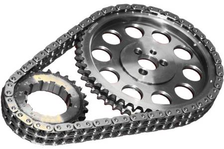 Rollmaster - Rollmaster CS2020 - Double Roller Chevy Big Block V8 396-454 Timing Chain Set - Red Series - Torrington