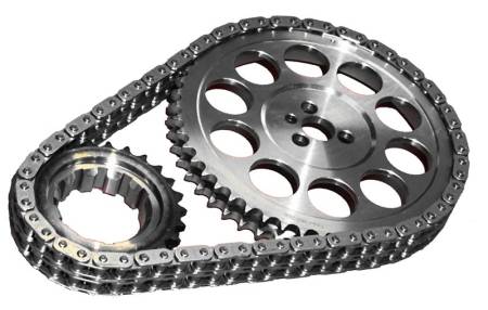 Rollmaster - Rollmaster CS2090 - Double Roller Chevy Big Block Gen 6 Timing Chain Set - Red Series