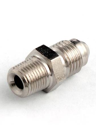 Precision Turbo & Engine - Precision Turbo & Engine PFT047-3039 - Turbo Oil Feed Fitting -4 AN TO 1/8" NPT Steel