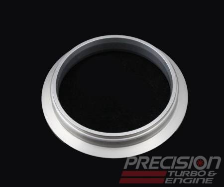 Precision Turbo & Engine - Precision Turbo & Engine PTP074-3045 - Sportsman T4 T/HSG. 4-5/8" V-Band Outlet Flange To 4" Tube Stainless Steel