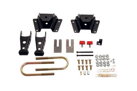 Belltech - Belltech 6419 - 4" Drop Leaf Spring Shackle & Hanger Kit (Front Hanger/Rear Shackle)