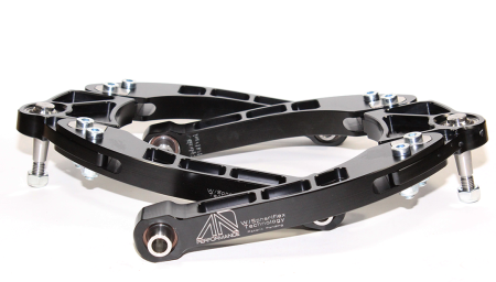 AAD Performance - AAD Performance C004-0000 - LX/LC Front Upper Control Arm Set, Black Anodized with Spheriflex Bearings