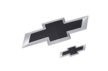 GM Accessories - GM Accessories 86541278 - Bowtie Emblems in Black [2023+ Silverado HD]