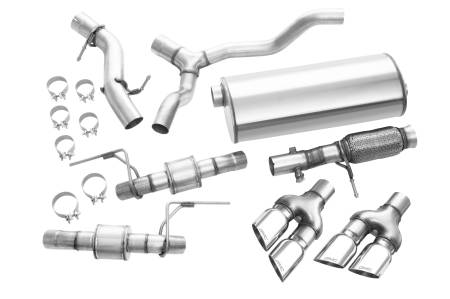 GM Accessories - GM Accessories 84460755 - 6.2L Cat-Back Dual-Exit Exhaust Upgrade System [2021+ Yukon XL]