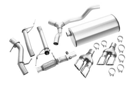 GM Accessories - GM Accessories 84888292 - 6.2L Cat-Back Dual-Exit Exhaust Upgrade System [2021+ Suburban]