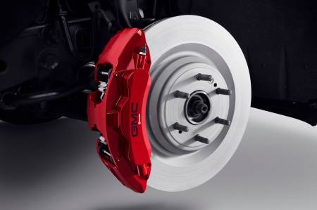 GM Accessories - GM Accessories 85138044 - Front 6-Piston Brembo Brake Upgrade System in Red with GMC Logo [2021+ Yukon]
