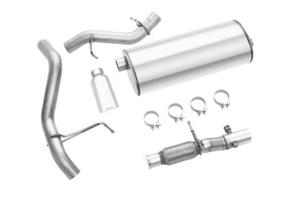 GM Accessories - GM Accessories 84488077 - 5.3L Cat-Back Single-Exit Exhaust Upgrade System with Polished Tip and GMC Logo [2021+ Yukon]