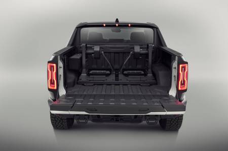 GM Accessories - GM Accessories 85161903 - Passenger-Side Bed-Mounted Vertical Spare Tire Carrier [2022+ Hummer EV Pickup]