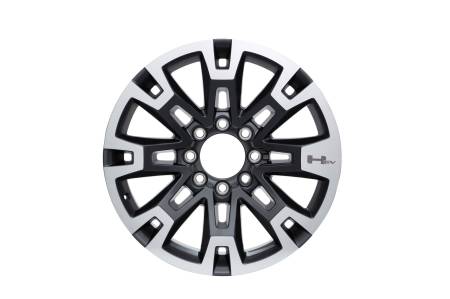 GM Accessories - GM Accessories 85537405 - 22x9.5-Inch 8-Spoke Wheel in Grazen Metallic with Machine Face [2024+ Hummer EV]