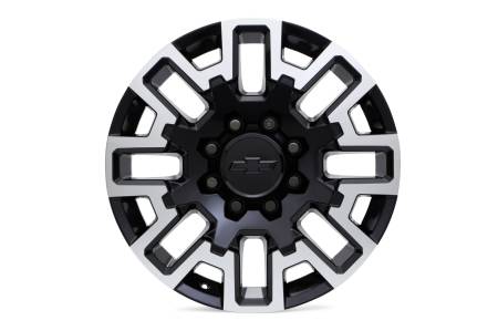GM Accessories - GM Accessories 84931647 - 22x8.5-Inch Aluminum Multi-Spoke Wheel in High Gloss Black with Machined Face [2024+ Silverado HD]