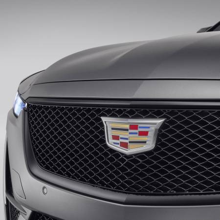 GM Accessories - GM Accessories 87830346 - Grille in Gloss Black with Gloss Black Surround and Cadillac Logo [2020+ CT5]