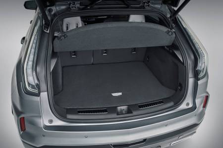 GM Accessories - GM Accessories 42821101 - Premium Carpeted Cargo Area Mat in Jet Black with Cadillac Logo [2024+ XT4]