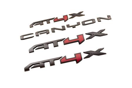 GM Accessories - GM Accessories 85056292 - Canyon AT4X Emblems in Black [2023+ Canyon]