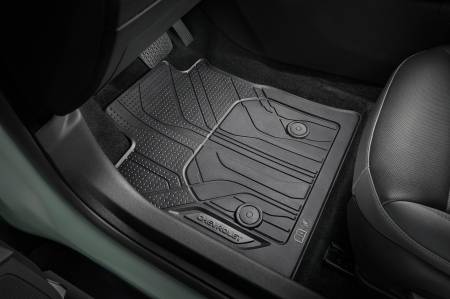 GM Accessories - GM Accessories 42790737 - First and Second-Row Premium All-Weather Floor Mats in Black with Chevrolet Script [2024+ Trax]