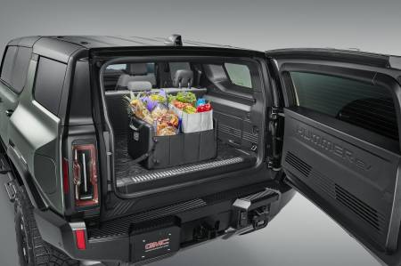 GM Accessories - GM Accessories 84992459 - Cargo Organizer in Jet Black with GMC HUMMER EV Logo