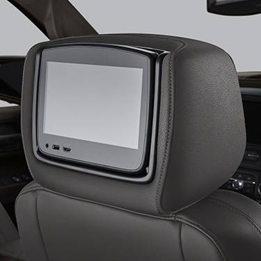 GM Accessories - GM Accessories 84556200 - Headrest Infotainment System With DVD Player in Leather [2020-23 Sierra]