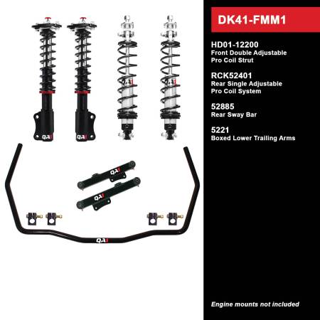 QA1 - QA1 DK41-FMM1 - Level 1 Drag Kit, 79-86 Mustang