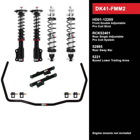 QA1 - QA1 DK41-FMM2 - Level 1 Drag Kit, 87-89 Mustang