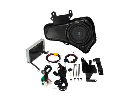 GM Accessories - GM Accessories 19355507 - Chevrolet Tahoe/Suburban 200-Watt Subwoofer and 200-Watt Amp Kit by KICKER (2015-2020)