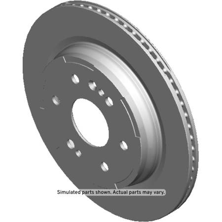 Genuine GM Parts - Genuine GM Parts 13552815 - Rear Brake Rotor