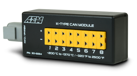 AEM Electronics - AEM 30-2224 - Channel K-Type Thermocouple EGT/Temperature Sensor Module