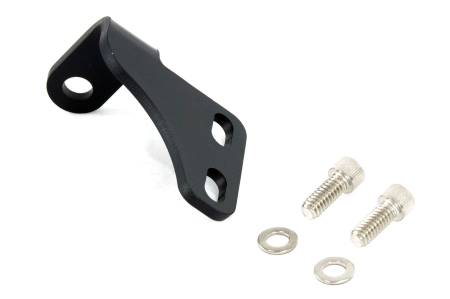 Motion Raceworks - Motion Raceworks 18-10005-1 - Holley Hi-Ram / Low Ram Throttle Cable Bracket Black Anodized (Motion/Lokar Throttle Cable)