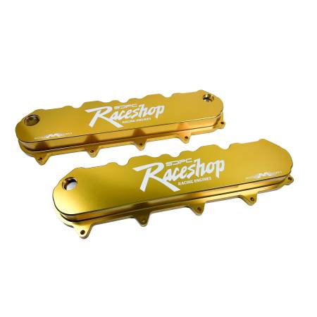 Motion Raceworks - Motion Raceworks 11-120GLD-1 - Billet Gen V LT Valve Covers (Gold Anodized Finish)