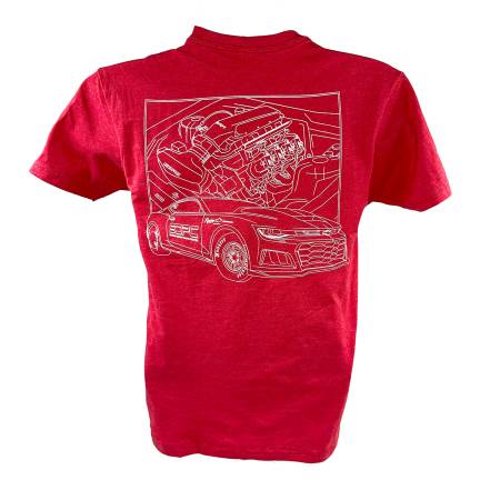 SDPC - SDPC APPRedCOPO - COPO Blueprint T-Shirt in Red