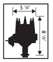 MSD - MSD 83603 - Black Chevy V8 w/Internal Module Distributor - Image 2