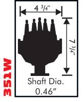 MSD - MSD 2362 - Pro-Billet Cam Sync Distributor, Ford 351W, Steel gear - Image 2