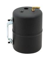 Mr. Gasket - Mr. Gasket 3701 - Vacuum Canister - Steel - 5" Diameter 6-3/4" High - Black Finish - w/ Hardware Included - Image 1