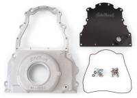 Edelbrock - Edelbrock 4255 - Timing Cover; 2-Piece For Gm Gen 4, Ls-Series - Image 1