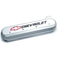 Proform - Proform 141-265 - Engine Valve Covers; Tall Style; Die Cast; Chrome with Bowtie Logo; LS Engines - Image 1
