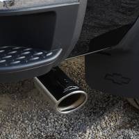 GM Accessories - GM Accessories 84722771 - 4.3L or 5.3L Polished Stainless Steel Angle-Cut Dual-Wall Exhaust Tip with Bowtie Logo [2013-2020 Silverado] - Image 2