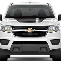 GM Accessories - GM Accessories 84022041 - Hood Stripe Package in Low-Gloss Black [2015-2020 Colorado] - Image 1