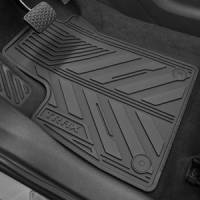 GM Accessories - GM Accessories 42364954 - Front and Rear Premium All-Weather Floor Mats in Jet Black with Trax Script [2022+ Trax] - Image 1