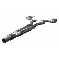 Kooks - Kooks 11534100 - 3" x 2-1/2" SS Connection-Back Exhaust with SS Tips 2015-2017 Mustang EcoBoost - Image 1