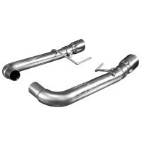 Kooks - Kooks 11516400 - 3" SS Muffler Delete Axle-Back Exhaust with SS Tips 2015-2017 Mustang 5.0L - Image 2