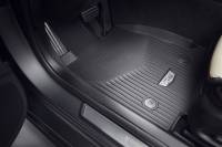 GM Accessories - GM Accessories 84841840 - First And Second-Row Premium All-Weather Floor Mats In Jet Black With Cadillac Logo [2020+ CT5] - Image 1