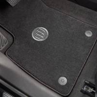 GM Accessories - GM Accessories 42533126 - First And Second-Row Premium Carpeted Floor Mats In Ebony With Buick Logo [2018-22 Encore] - Image 1