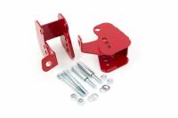 UMI Performance - UMI Performance 2012-R - 1982-2002 GM F-Body Lower Control Arm Relocation Brackets - Bolt-In - Red - Image 4