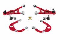 UMI Performance - UMI Performance 230010-R - 1993-2002 GM F-Body Front A-Arm Kit, Adjustable, Drag - Red - Image 5