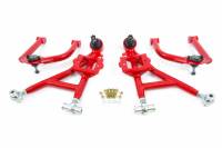 UMI Performance - UMI Performance 230011-R - 1993-2002 GM F-Body Front A-Arm Kit, Adjustable Lower, Budget Drag - Red - Image 5