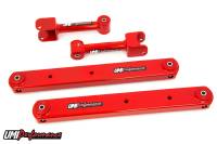 UMI Performance - UMI Performance 302116-R - 1978-1988 GM G-Body Rear Control Arm Kit, Fully Boxed Lowers - Red - Image 3