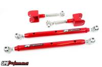 UMI Performance - UMI Performance 302717-R - 1978-1988 GM G-Body Double Adjustable Upper & Lower Rear Control Arms Kit - Red - Image 3