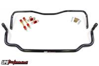 UMI Performance - UMI Performance 303534-B - 1978-1988 GM G-Body Solid Front & Rear Sway Bar Kit - Black - Image 1