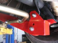 UMI Performance - UMI Performance 4012-R - 1964-1972 GM A-Body Rear Control Arm Relocation Brackets - Bolt-In - Red - Image 4